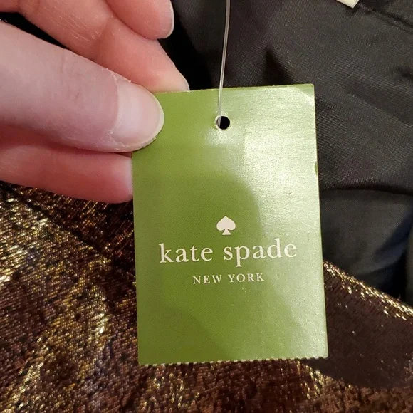 Kate Spade Metallic Pleated Skirt - Picture 4 of 9